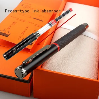 visoko kakovostno Nalivno pero Lepo Črno-Nib EF/F za 0,4/0,5 mm Velikost Pisanje Črnilo, Pero za Poslovne Urad darila